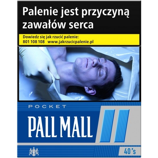 B25 Pap. PALL MALL 40 BLUE <44,40> "WYS.M" -zdjęcie numer 1