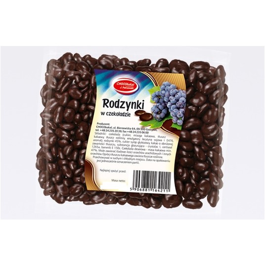 Bakalie Rodzynka w czekoladzie Chocobakal 200g/30/ -zdjęcie numer 1