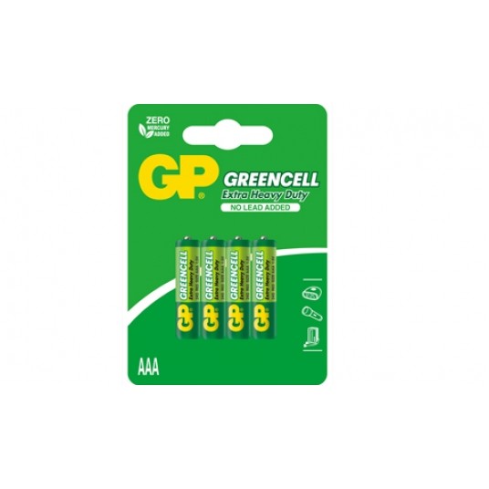 Baterie GP Greencell AAA R03/4bp /10/ -zdjęcie numer 1