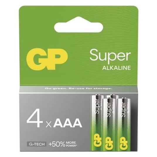 Baterie GP Super Alkaline AAA LR3/4bp /10/ -zdjęcie numer 1