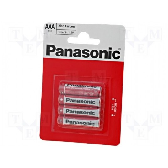 Baterie PANASONIC AAA R03/4bp /12/ -zdjęcie numer 1