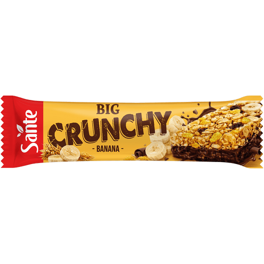 Baton Crunchy Big Banan Czekolada 50g Sante /20/ -zdjęcie numer 1