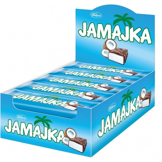 Baton Kokosowy Jamajka 43g Vobro /20/ -zdjęcie numer 1