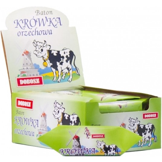 Baton Krówka Orzechowa Dobosz 40g /20/ -zdjęcie numer 1