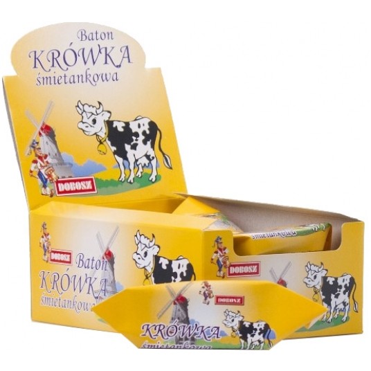 Baton Krówka Śmietankowa Dobosz 40g /20/ -zdjęcie numer 1