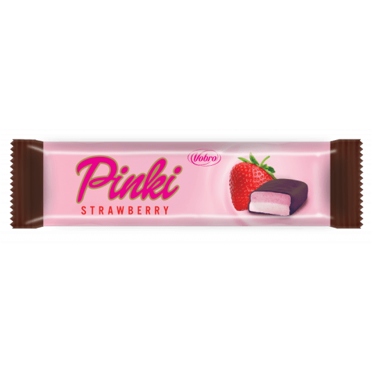 Baton Pinki Strawberry 43g Vobro /20/ -zdjęcie numer 1