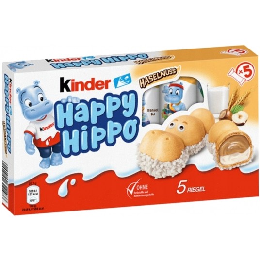 Batoniki Kinder Happy Hippo Hazelnuss 103.5g /10/ -zdjęcie numer 1