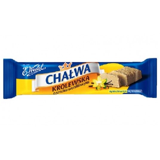 Chałwa Krolewska waniliowa Wedel 50g /20/ -zdjęcie numer 1