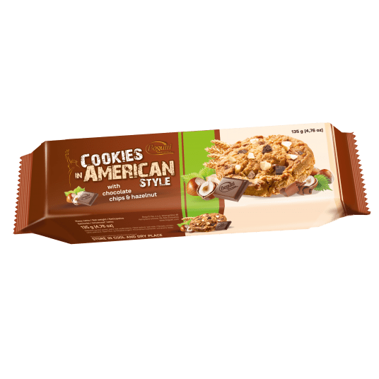 Ciastka American Orzech Czekolada 135g Bogutti /18 -zdjęcie numer 1