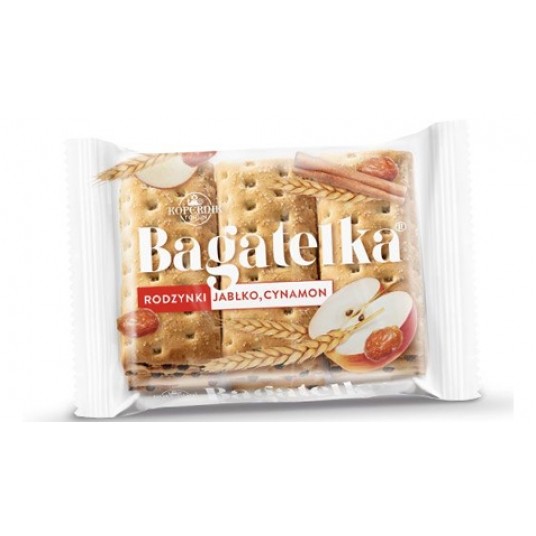 Ciastka Bagatelka Jabłko Cynamon Kopernik 135g -zdjęcie numer 1