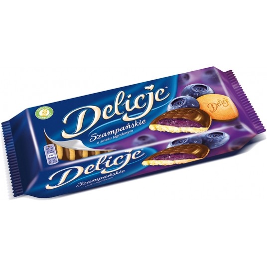 Ciastka Delicje Jagodowe 147g /24/ -zdjęcie numer 1