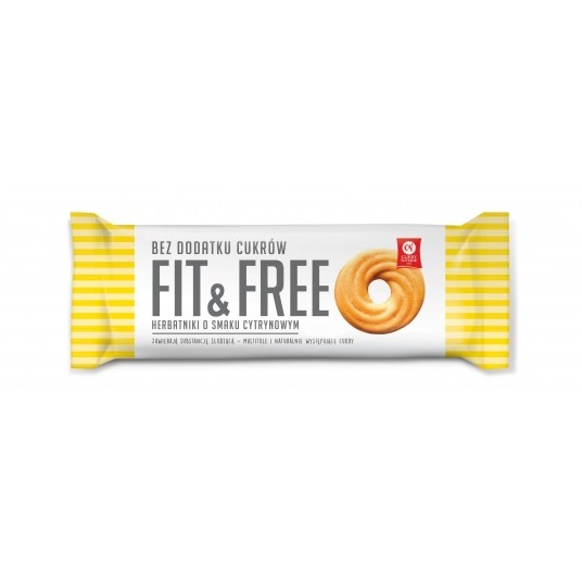 Ciastka Fit Free Cytryna 120g Cukry Nyskie /19/ -zdjęcie numer 1