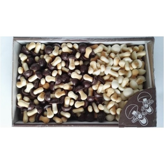 Ciastka Wesołe Grzybki Mix Czarno Białe 1kg -zdjęcie numer 1