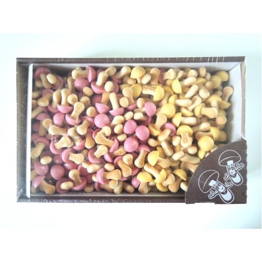 Ciastka z czekoladą Wesołe Grzybki Trusk-Banan 1kg -zdjęcie numer 1