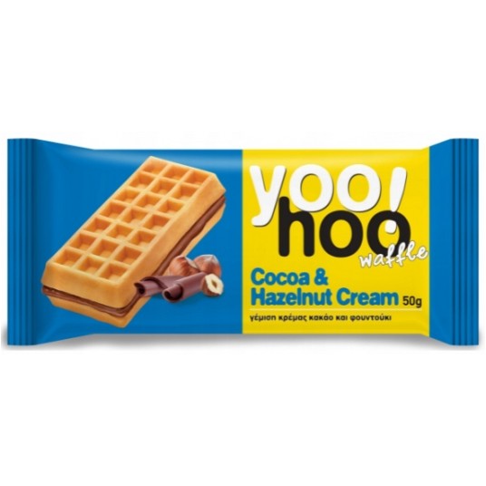 Ciastko biszkoptowe Yoo! Hoo 50g Kakao/orzech /12/ -zdjęcie numer 1