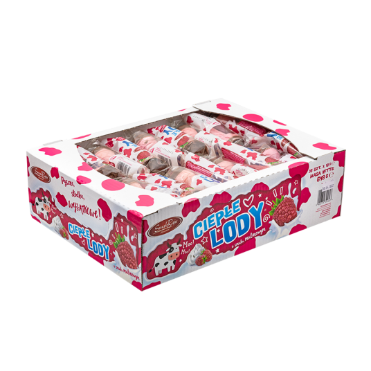 Ciepłe Lody Rożek Malina 18g Smak Raju /36/ -zdjęcie numer 1