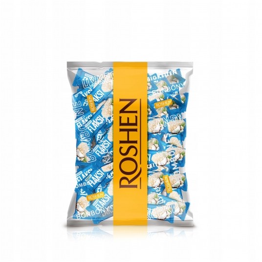 Cukierki Flaksi Kokos 0,5kg Roshen /8/ -zdjęcie numer 1