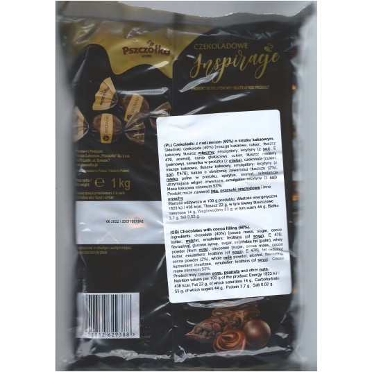 Cukierki Inspiracje Brownie Pszczółka 1kg -zdjęcie numer 2