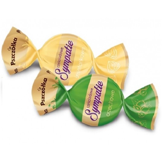 Cukierki Inspiracje Śmietanka Orzech 1kg Pszczółka -zdjęcie numer 1