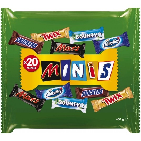 Cukierki Minis Mix Batoników Mars 400g /12/ -zdjęcie numer 1