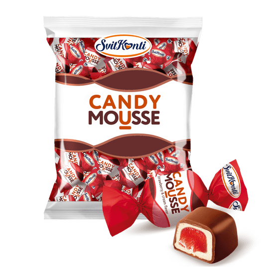 Cukierki Mousse Strawberry Cream 1kg Zante -zdjęcie numer 1