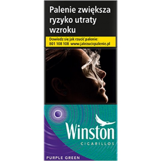 Cygaretki WINSTON PURLE GREEN 20 SZT <13.50> -zdjęcie numer 1