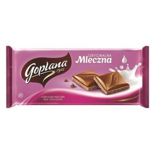 Czekolada Goplana Mleczna 90g /20/ -zdjęcie numer 1