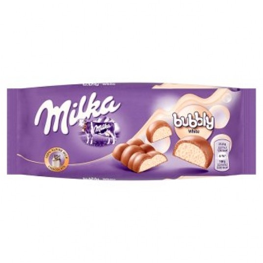 Czekolada Milka Bubbly White 95g /15/ -zdjęcie numer 1