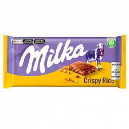 Czekolada Milka Crispy Rice 90g /21/ -zdjęcie numer 1