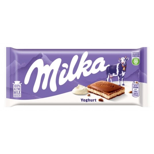 Czekolada Milka Jogurtowa 100g /23/ -zdjęcie numer 1