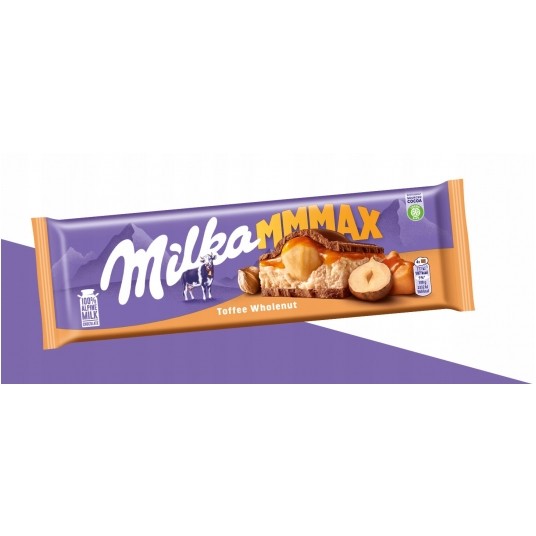 Czekolada Milka MMMAX Toffee Wholenut 300g /12/ -zdjęcie numer 1
