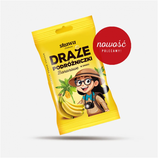 Draże Bananowe Skawa 70g /20/ -zdjęcie numer 1