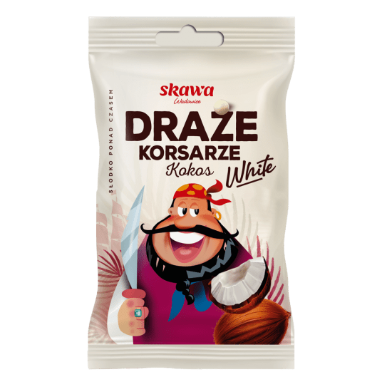 Draże Białe Kokosowe Skawa 70g -zdjęcie numer 1