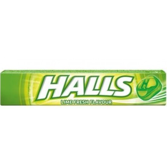 Dropsy HALLS Lime Fresh 33.5g/20/ -zdjęcie numer 1
