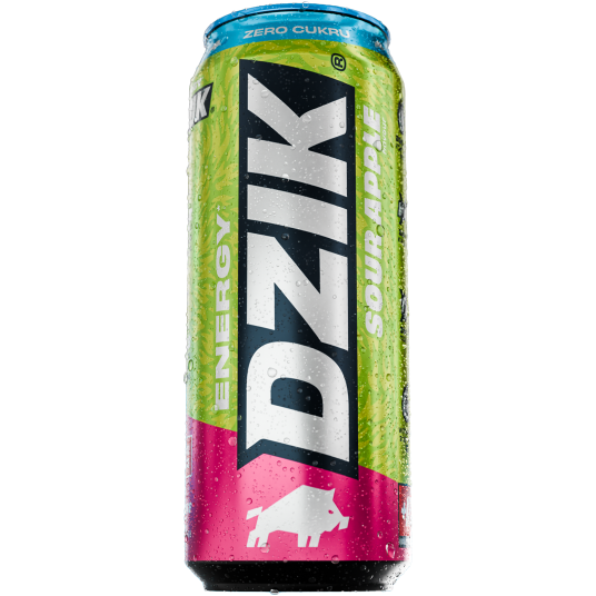 Dzik Energy Sour Apple 500ml /24/ KAUCJA -zdjęcie numer 1