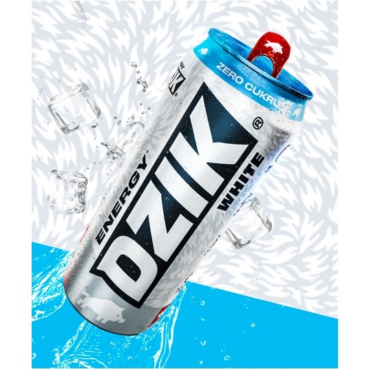 Dzik Energy White 500ml /24/ KAUCJA -zdjęcie numer 1