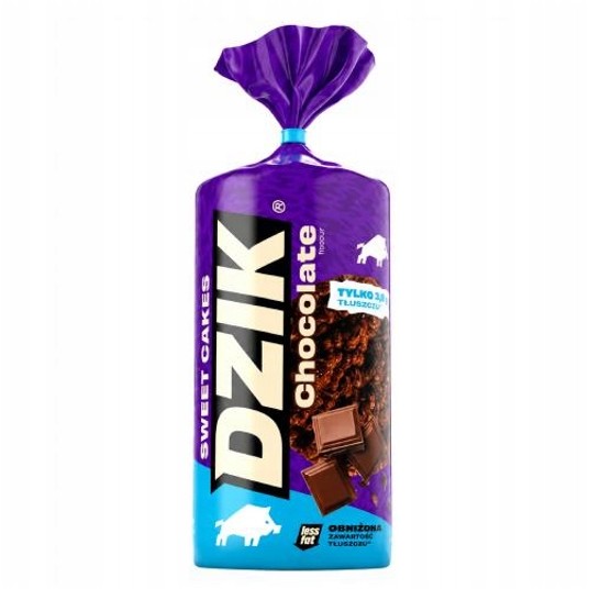 Dzik Wafle Ryżowo Kukurydziane Chocolate 168g -zdjęcie numer 1