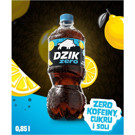 Dzik Zero Cola Lemon Napój But. 0,85l /6/ KAUCJA -zdjęcie numer 1