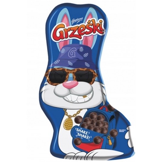 Figurka Zając z drażetkam Grześki 90g Goplana -zdjęcie numer 1