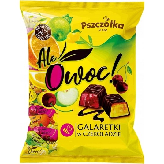 Galaretki w czekoladzie Ale owoc Pszczółka 1kg /6/ -zdjęcie numer 1