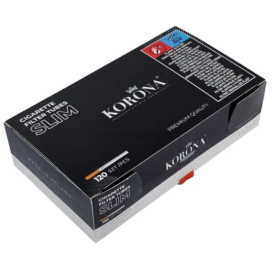 Gilzy KORONA Slim 120szt -zdjęcie numer 1