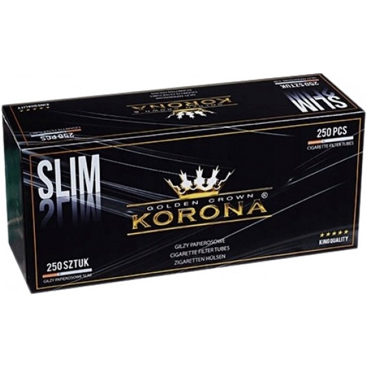 Gilzy KORONA Slim 250szt ## -zdjęcie numer 1