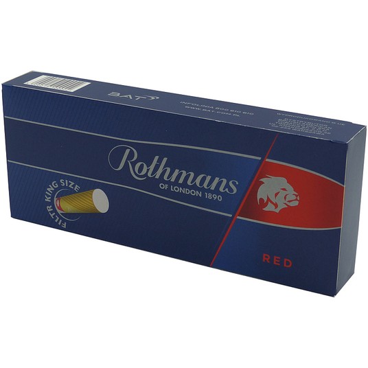 Gilzy ROTHMANS RED 100 /100/ [10] ## -zdjęcie numer 1