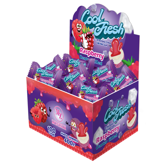 Guma Cool Fresh Malina 4g /100/ -zdjęcie numer 1