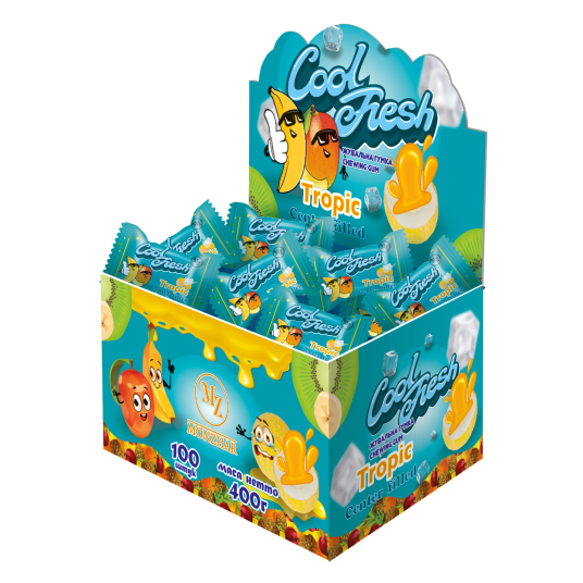 Guma Cool Fresh Tropic 4g /100/ -zdjęcie numer 1