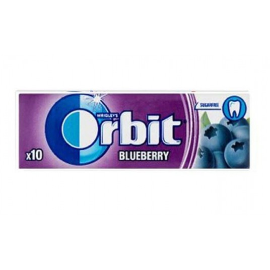 Guma Orbit Blueberry 10 Drażetek -zdjęcie numer 1