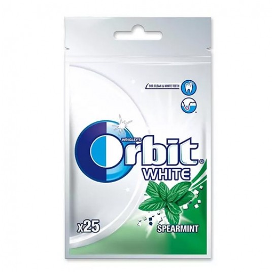 Gumy Orbit White Spearmint torba 21 drażetek -zdjęcie numer 1
