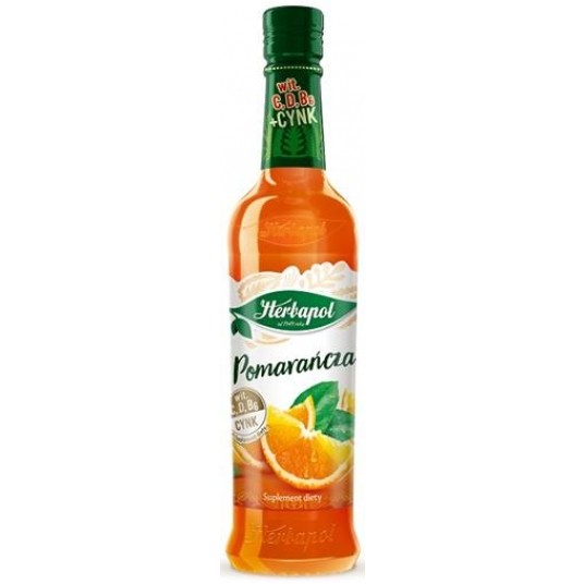 Herbapol Syrop Pomarańcza 420ml /8/ -zdjęcie numer 1