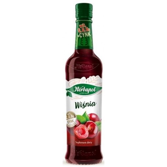 Herbapol Syrop Wiśnia 420ml /8/ -zdjęcie numer 1