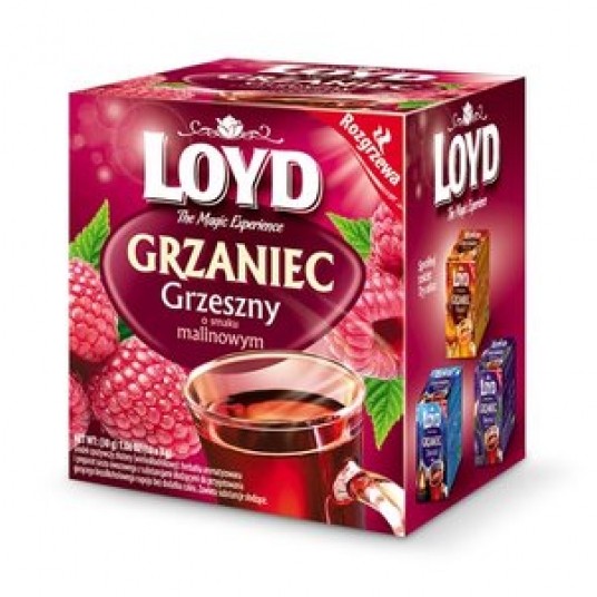 Herbata LOYD Grzaniec Grzeszny malinowy 10 torebek -zdjęcie numer 1